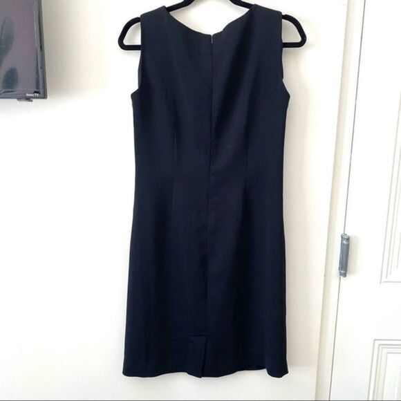 COLDWATER CREEK Sheath Dress Black Sz 8 - Picture 3 of 5